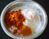 உருளைக்கிழங்கு வாழைக்காய் வெங்காயம் பச்சை மிளகாய் பஜ்ஜி(bajji recipe in tamil) ரெசிபி ஸ்டேப் 2 புகைப்படம்