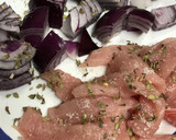 Foto del paso 3 de la receta: Lomo con cebolla en wok. Cena para uno, en 7 minutos