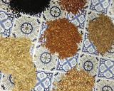 A picture of step 1 of Panj Pooran Masala.