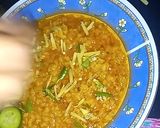 A picture of step 13 of Daal Mash.
