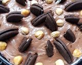 A picture of step 6 of Nutella Chocolate Cheesecake.