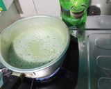 Foto langkah ke 3 dari resep Puding matcha mix 3 lapis.