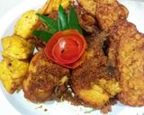 Foto langkah ke 14 dari resep Ayam Bumbu Laos (Serundeng lengkuas).