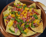 Foto del paso 3 de la receta: Nachos con carne y pimientos