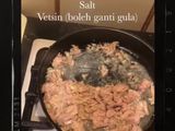 Sawi tumis tuna