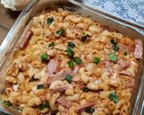 Foto del paso 6 de la receta: Fideos coditos al horno con jamón