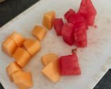 Une image de l'étape 4 de Soupe de fraise 🍓, melon 🍈, pastèque 🍉, menthe fraîche 😋.
