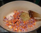 A picture of step 3 of Chilli-Quorn-Charlie.