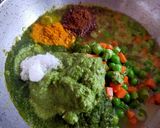 A picture of step 3 of Kerala Style Veg Biryani.