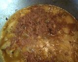 A picture of step 3 of Raw Mango curry.