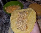 A picture of step 8 of Chicken Suizas Enchiladas.