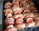 Foto del paso 1 de la receta: Asado a la parrilla de pinchos de muslos rellenos a la mostaza y limon