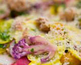 A picture of step 2 of Squash Salad with Radishes and Tuna.