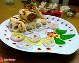 A picture of step 12 of Veg kabab paratha.