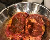 A picture of step 2 of Mediterranean spice rubbed grilled ribeye.