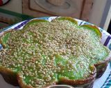 Gambar langkah 4 resipi Kuih bakar bijan.