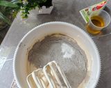 Foto langkah ke 3 dari resep Bolu Ketan Hitam Keju Lumer #628.