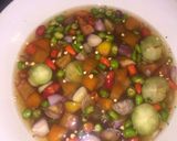 Foto langkah ke 4 dari resep Ketombong siram kuah asam pedas.