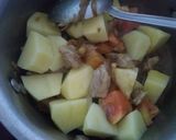 A picture of step 6 of Beef biryani.