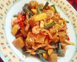 Foto langkah ke 2 dari resep Oseng tempe gembus (menu diet).