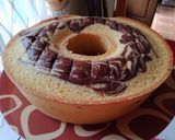 Foto langkah ke 6 dari resep Marble cake lembut no mixer.