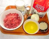 Фото кроку 1 до Гезлевские слоеные пирожки с мясом(Gezlev katmerli yantiklar).