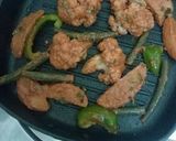 A picture of step 8 of Grilled vegetables with barbeque sauce.