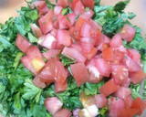 Foto del paso 3 de la receta: Entraña rellena gratinada y ensalada tabulleh
