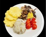 Hình bước làm 5 của món Bạch tuộc xào nấm