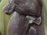 Cerdo horneado con champiñones