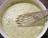 Hình bước làm 3 của món Matcha crepe cake😋 (Bánh matcha ngàn lớp)