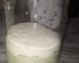 A picture of step 7 of Green faluda with kheer.