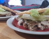 Foto del paso 4 de la receta: Sándwich de pollo-champiñón con queso azul