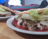 Foto del paso 4 de la receta: Sándwich de pollo-champiñón con queso azul