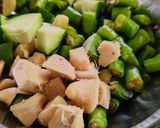 A picture of step 1 of Raw mango chutney.