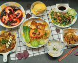 Hình bước làm 7 của món Bữa cơm đủ 5 nguyên liệu của tuần 10