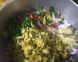 A picture of step 1 of Jackfruits Onion Bhaji.