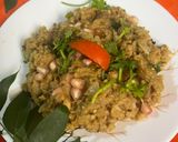 A picture of step 4 of Sorghum flour Upama.