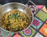 A picture of step 9 of Lasooni Methi.