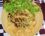 A picture of step 2 of Radies (muli paratha).