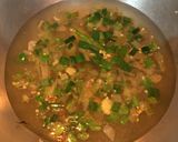 A picture of step 5 of Spring Onion Soup.
