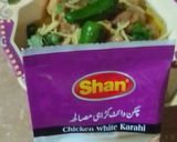 A picture of step 8 of وائٹ چکن کوئلہ کڑاہی.