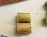 A picture of step 2 of Rhubarb crumble.