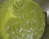 A picture of step 3 of Green moong dal chilla.