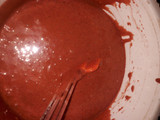 Cup cake dengan base cake red velvet