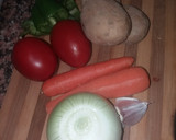 Foto del paso 1 de la receta: Salteado de verduras con fideos chinos y gambas