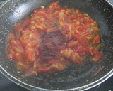 Foto del paso 4 de la receta: Burguer de arroz, judías pintas y verduras