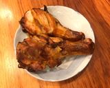 Hình bước làm 1 của món Đùi gà sốt ớt sate