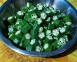 ভিন্ডি ভাজি(bhindi bhaji recipe in Bengali) রেসিপির ধাপ 1 ছবি
