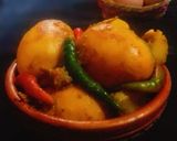 A picture of step 3 of Masala Egg Curry.